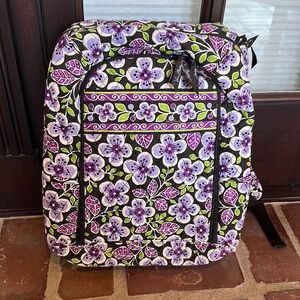 Vera Bradley Laptop Bag Plum Petals